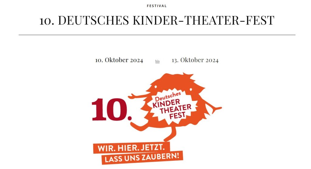 10 Deutsches Theater Fest Okt 2024